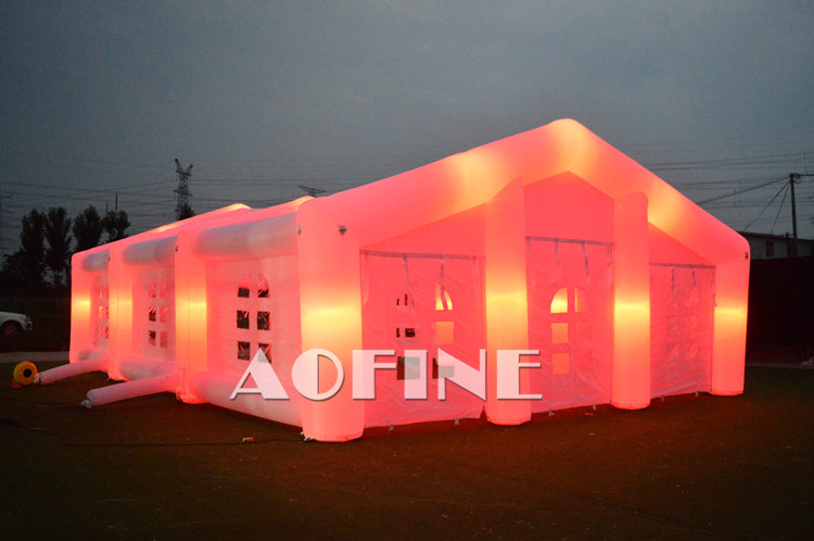 White Wedding Tent with Led Light Aft01