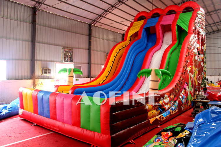 Rainbow Triple Lane Slide Afs204