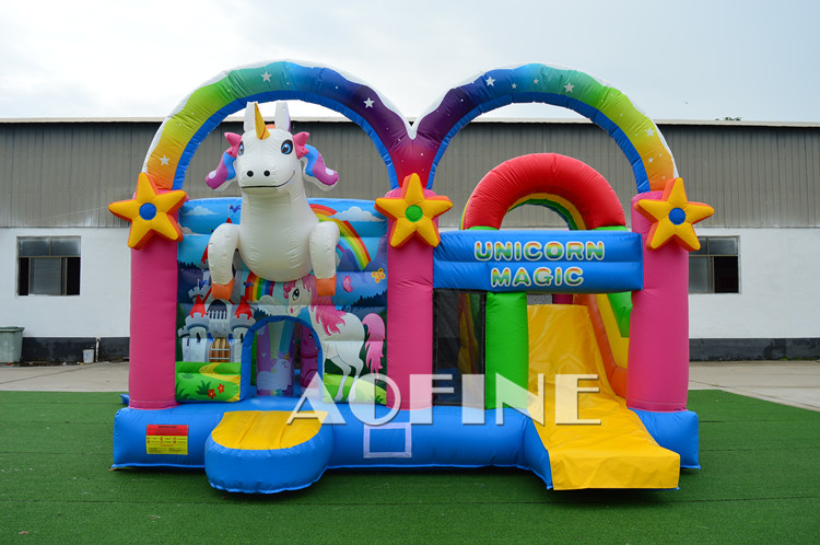 Unicorn Jumping Castle Afc08