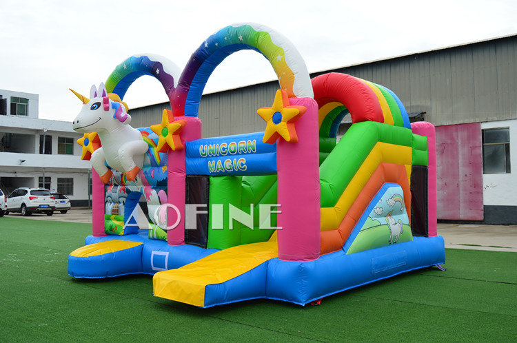 Unicorn Jumping Castle Afc08