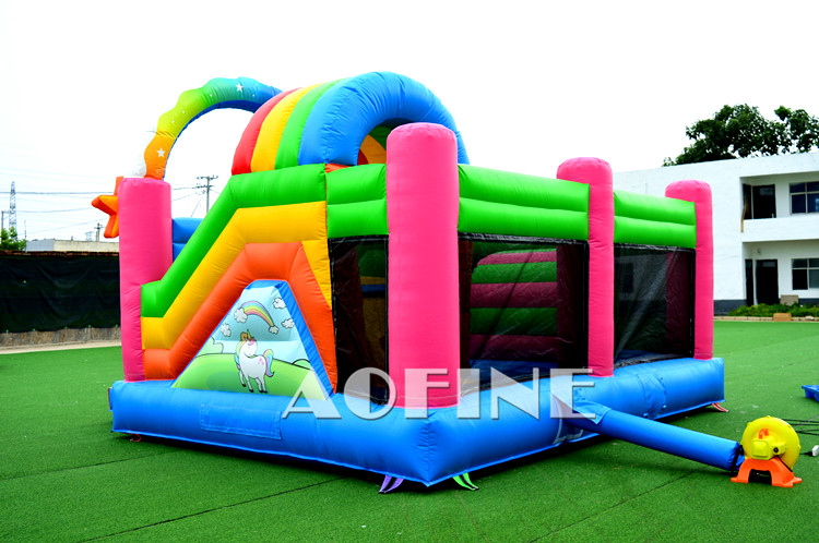 Unicorn Jumping Castle Afc08