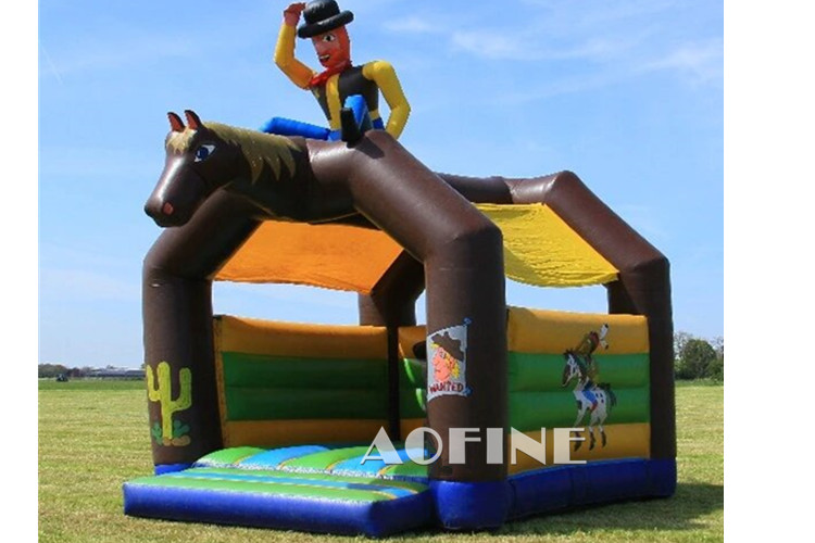 Cowboy Bouncer Castle Afc32