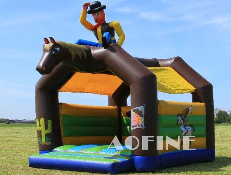 Cowboy Bouncer Castle Afc32