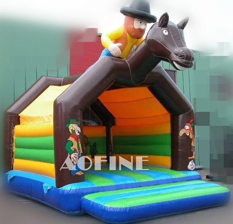 Cowboy Bouncer Castle Afc32