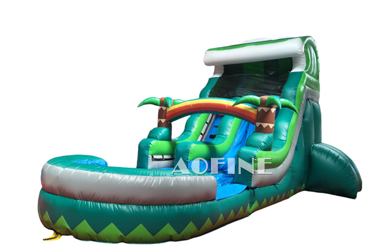Green Tropical Water Slide Afs200
