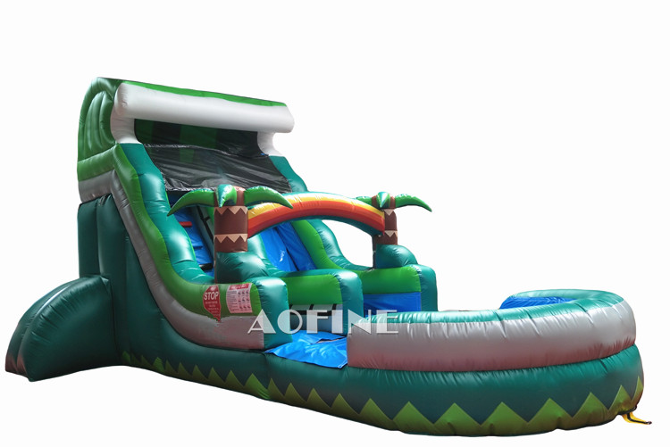 Green Tropical Water Slide Afs200