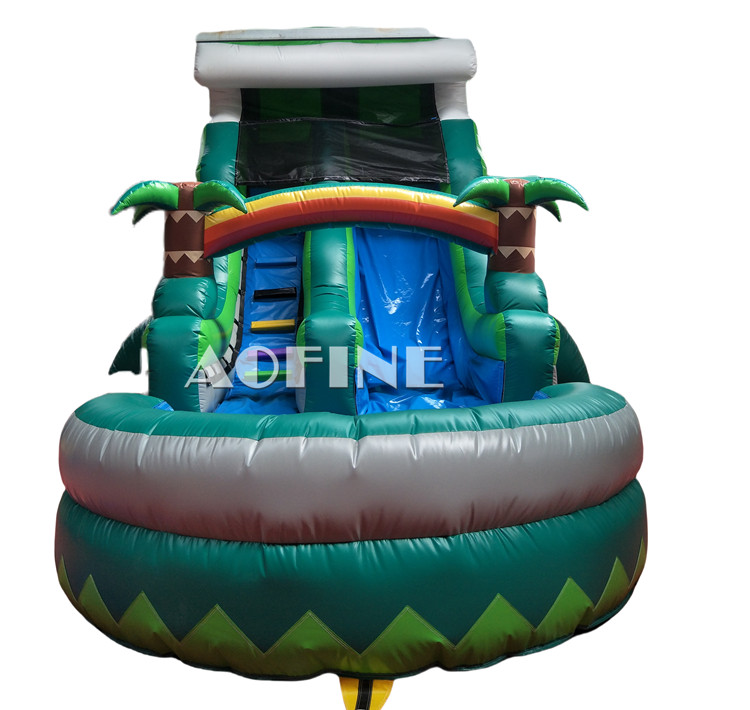 Green Tropical Water Slide Afs200