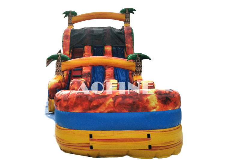 Yellow Tropical Water Slide Afs196