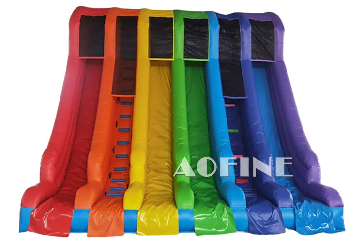 Rainbow Four Lanes Slide Afs245