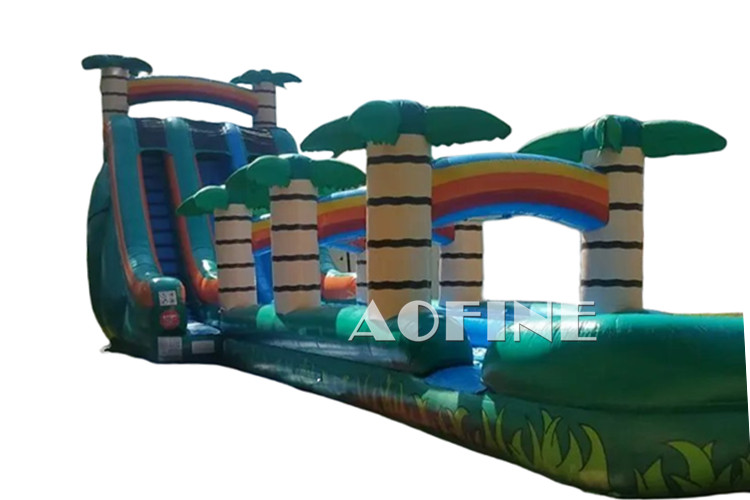Tropical Dual Lane Water Slide Afs187