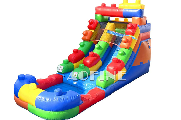 Building Block Water Slide Afs186
