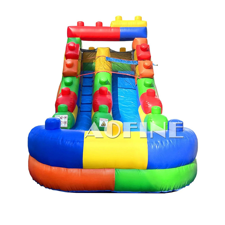 Building Block Water Slide Afs186