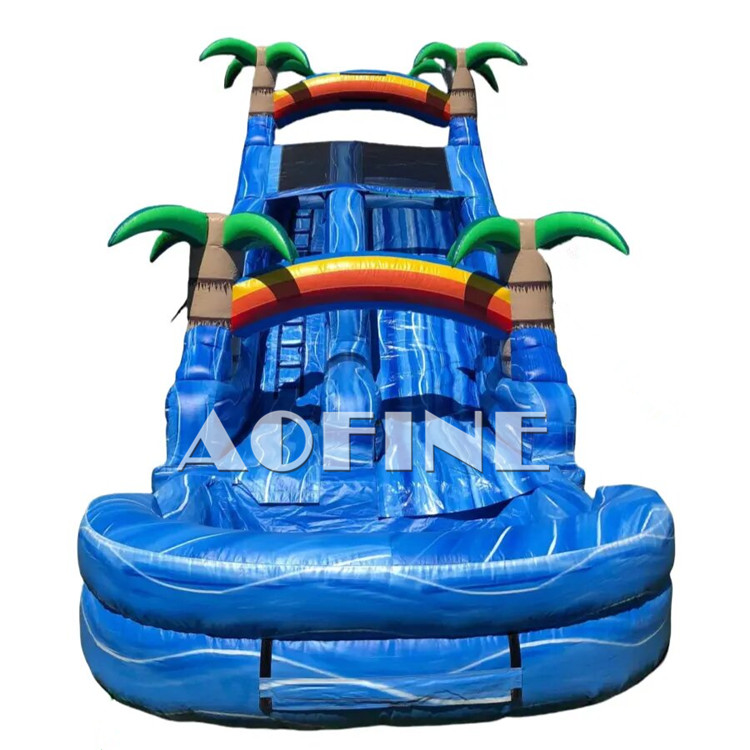 Rainbow Tropical Water Slide Afs183