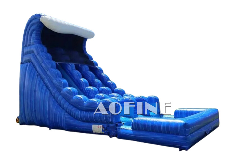 Blue Wave Dual Lane Water Slide Afs182