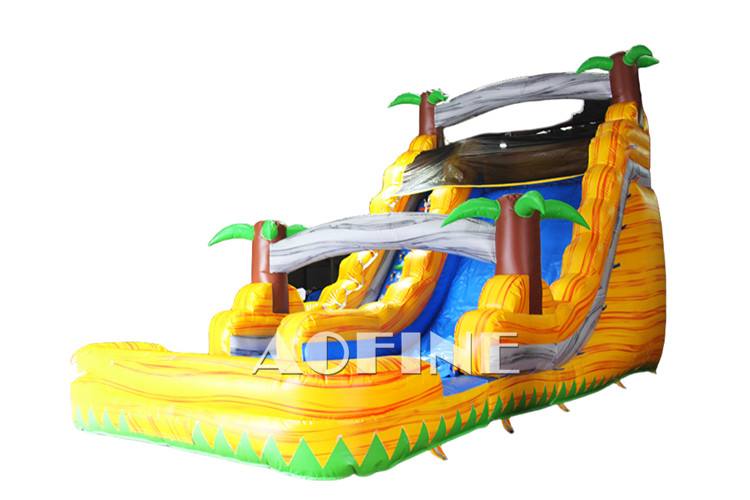 Yellow Tropical Water Slide Afs179