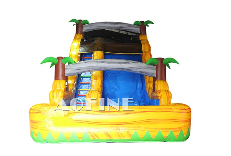 Yellow Tropical Water Slide Afs179