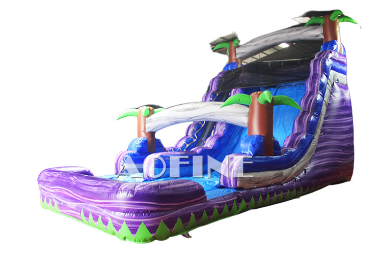Purple Tropical Water Slide Afs178