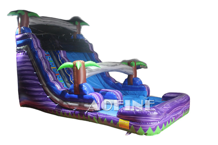 Purple Tropical Water Slide Afs178