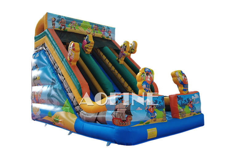 Pirate Ship Inflatable Slide Afs247