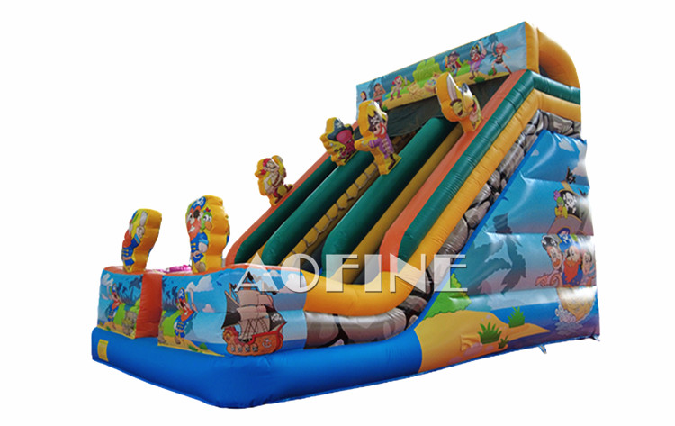 Pirate Ship Inflatable Slide Afs247