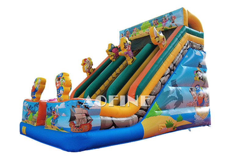 Pirate Ship Inflatable Slide Afs247