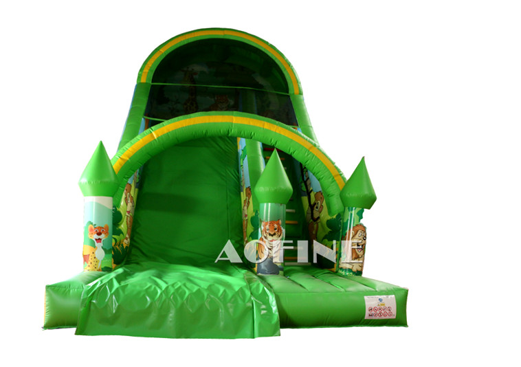 Jungle Animals Inflatable Slide Afs248