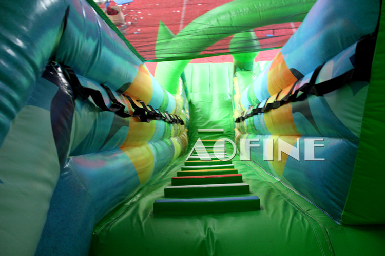 Jungle Animals Inflatable Slide Afs248