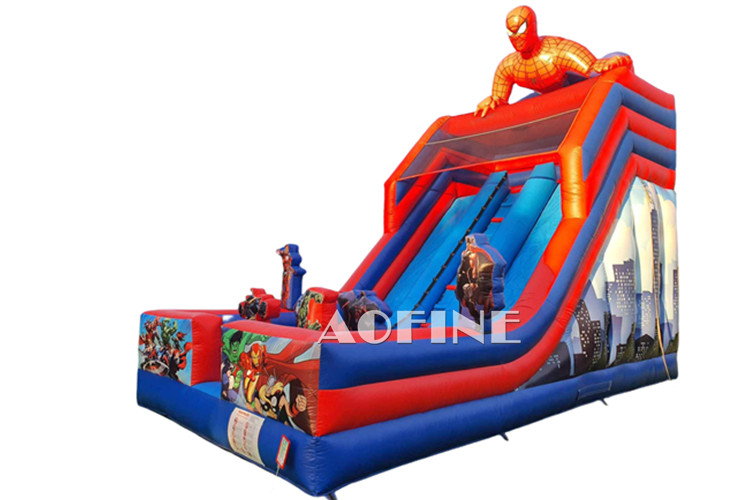 Spiderman Inflatable Slide Afs253