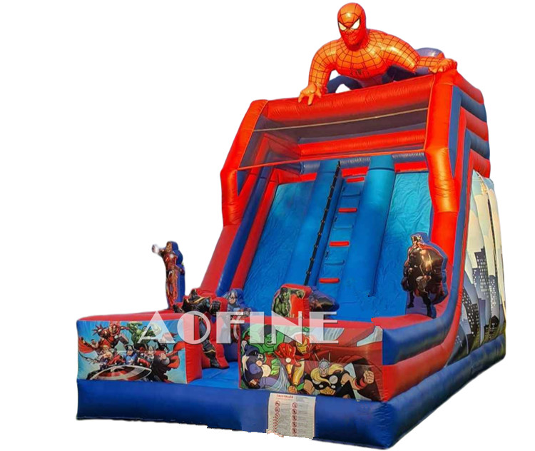 Spiderman Inflatable Slide Afs253