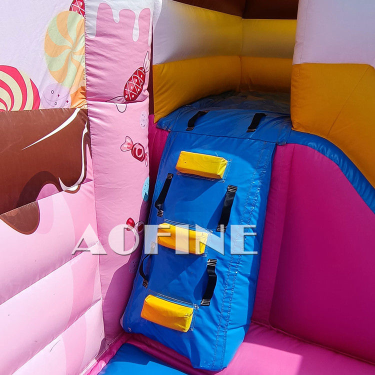 Candy Bounce House with Slide Afc179
