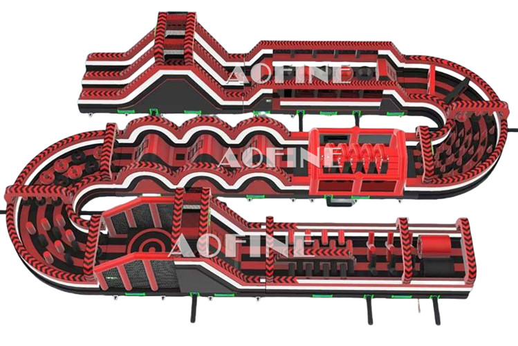 3 lanes Adults Obstacle Course Afp342