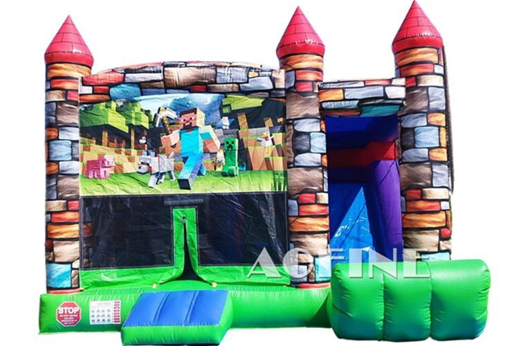 Mine Craft Bouncer with Slide Afc177