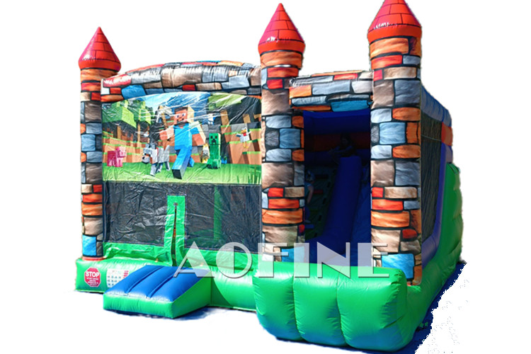 Mine Craft Bouncer with Slide Afc177