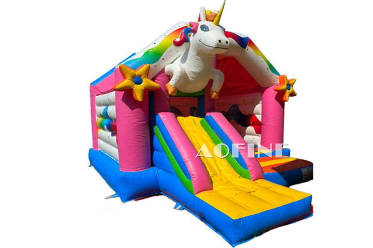 Unicorn Bouncer with Slide Afc173