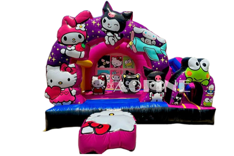 Cartoon Kitty Bouncy Slide Afc172