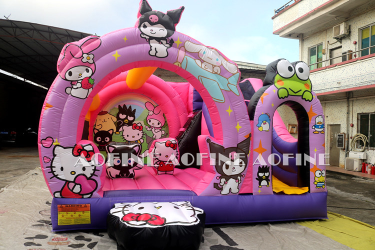 Cartoon Bouncy Castle Slide Afc165
