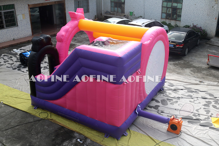 Cartoon Bouncy Castle Slide Afc165