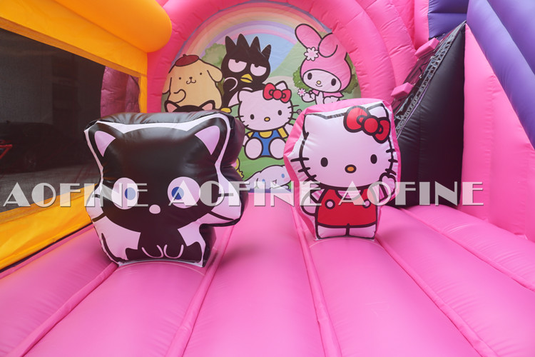 Cartoon Bouncy Castle Slide Afc165